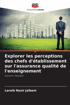 Cover Explorer les perceptions des chefs d'établissement sur l'assurance qualité de l'enseignement