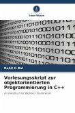 Vorlesungsskript zur objektorientierten Programmierung in C++