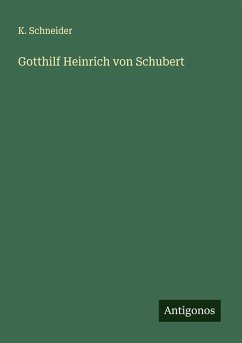 Cover Gotthilf Heinrich von Schubert