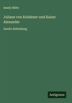 Cover Juliane von Krüdener und Kaiser Alexander