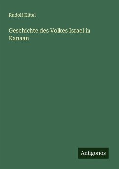 Cover Geschichte des Volkes Israel in Kanaan
