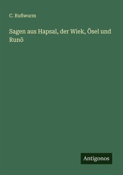Cover Sagen aus Hapsal, der Wiek, Ösel und Runö