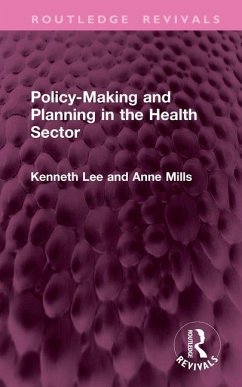 Cover Policy-Making and Planning in the Health Sector