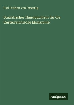 Cover Statistisches Handbüchlein für die Oesterreichische Monarchie
