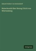 Reimchronik über Herzog Ulrich von Württemberg