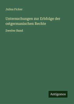 Cover Untersuchungen zur Erbfolge der ostgermanischen Rechte