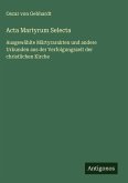 Acta Martyrum Selecta
