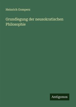 Cover Grundlegung der neusokratischen Philosophie
