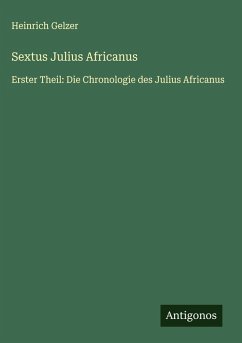 Cover Sextus Julius Africanus