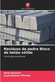 Resíduos de pedra Bloco de betão sólido