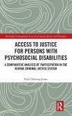 Access to Justice for Persons with Psychosocial Disabilities