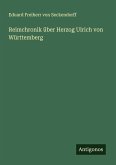 Reimchronik über Herzog Ulrich von Württemberg