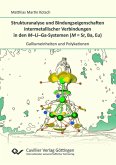 Strukturanalyse und Bindungseigenschaften intermetallischer Verbindungen in den M-Li-Ga-Systemen (M = Sr, Ba, Eu) (eBook, PDF)