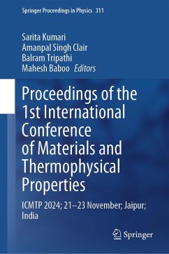 Cover Proceedings of the 1st International Conference on Materials and Thermophysical Properties (eBook, PDF)