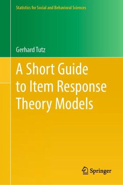 Cover A Short Guide to Item Response Theory Models (eBook, PDF)
