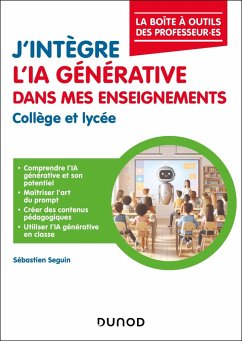 Cover J'intègre l'IA générative dans mes enseignements - Collège et Lycée (eBook, ePUB)