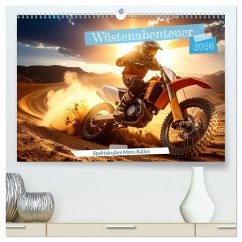 Wüstenabenteuer - Spektakuläre Moto-Rallys (hochwertiger Premium Wandkalender 2026 DIN A2 quer), Kunstdruck in Hochglanz