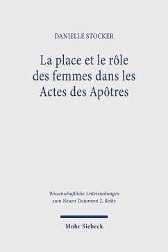 Cover La place et le rôle des femmes dans les Actes des Apôtres