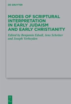 Cover Modes of Scriptural Interpretation in Early Judaism and Early Christianity