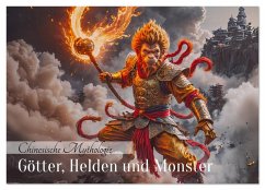 Cover Chinesische Mythologie - Götter, Helden und Monster (Wandkalender 2026 DIN A4 quer), CALVENDO Monatskalender