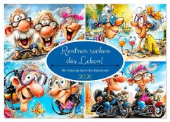 Cover Rentner rocken das Leben! Mit Schwung durch den Ruhestand (Wandkalender 2026 DIN A4 quer), CALVENDO Monatskalender