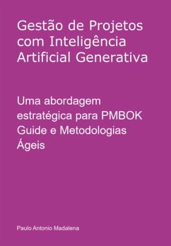 Cover Gestão De Projetos Com Inteligência Artificial Generativa (eBook, ePUB)