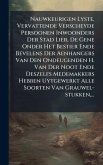 Nauwkeurigen Lyste, Vervattende Verscheyde Persoonen Inwoonders Der Stad Lier, De Gene Onder Het Bestier Ende Bevelens Der Aenhangers Van Den Ondeugenden H. Van Der Noot Ende Deszelfs Medemakkers Hebben Uytgewerkt Alle Soorten Van Grauwel-stukken, ...