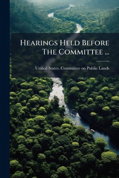 Cover Hearings Held Before The Committee ...
