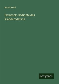 Cover Bismarck-Gedichte des Kladderadatsch