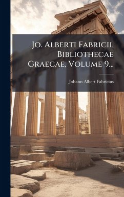 Cover Jo. Alberti Fabricii, Bibliothecae Graecae, Volume 9...