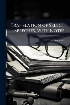 Cover Translation of Select Speeches, With Notes