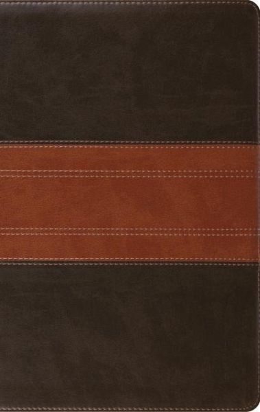 ESV Large Print Personal Size Bible, Red Letter, Thumb Indexed (Trutone, Forest/Tan, Trail Design) ESV Large Print Personal Size Bible, Red Letter, Thumb Indexed (Trutone, Forest/Tan, Trail Design)