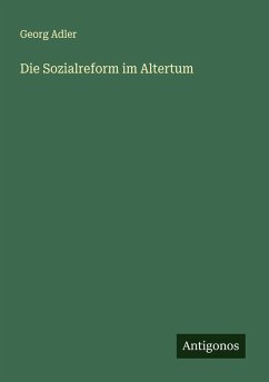 Cover Die Sozialreform im Altertum