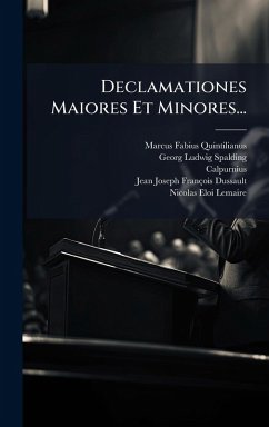 Cover Declamationes Maiores Et Minores...