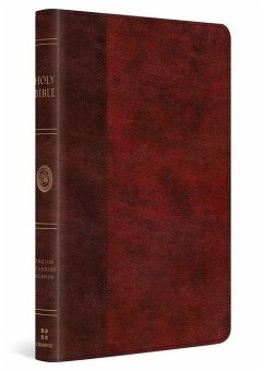 ESV Large Print Thinline Bible (Trutone, Burgundy/Red, Timeless Design) - Esv Bibles