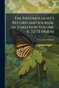 Cover The Entomologist's Record and Journal of Variation Volume v. 72/73 1960/61