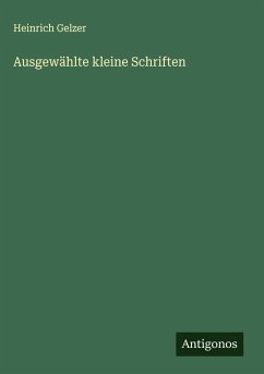 Cover Ausgewählte kleine Schriften