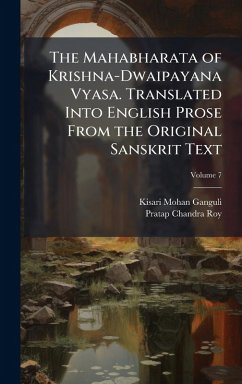 Cover The Mahabharata of Krishna-Dwaipayana Vyasa. Translated Into English Prose From the Original Sanskrit Text