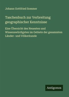 Cover Taschenbuch zur Verbreitung geographischer Kenntnisse
