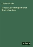 Deutsche Sprachrichtigkeiten und Spracherkenntnisse