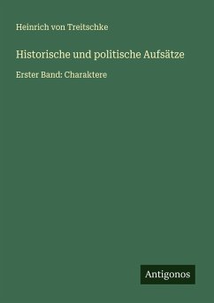 Cover Historische und politische Aufsätze