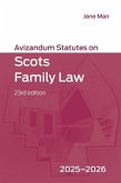 Avizandum Statutes on Scots Family Law Avizandum Statutes on Scots Family Law