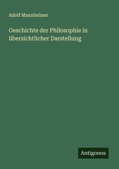 Cover Geschichte der Philosophie in übersichtlicher Darstellung
