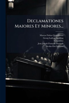 Cover Declamationes Maiores Et Minores...