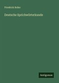 Deutsche Sprichwörterkunde Deutsche Sprichwörterkunde
