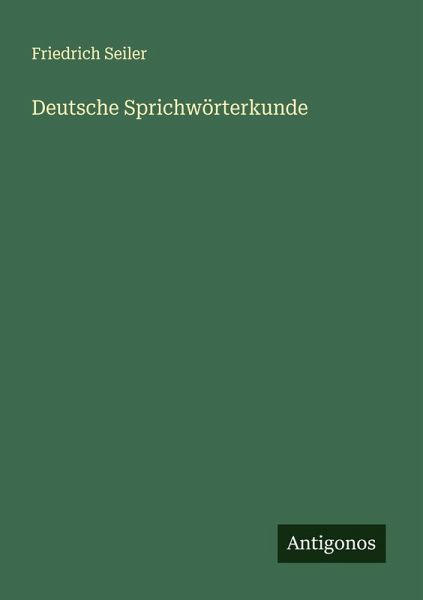 Deutsche Sprichwörterkunde Deutsche Sprichwörterkunde