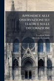 Appendice alle osservazioni sui teatri e sulle decorazioni