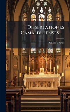 Cover Dissertationes Camaldulenses......