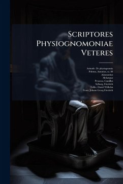Cover Scriptores Physiognomoniae Veteres