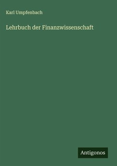 Cover Lehrbuch der Finanzwissenschaft